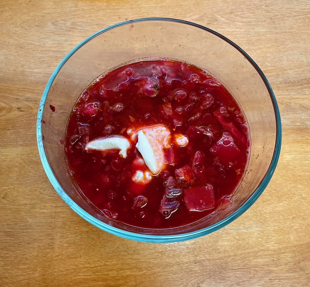 Special Recipe:  HOT RED KYIV BORSCHT Image